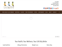 Tablet Screenshot of livingwell-nutrition.com
